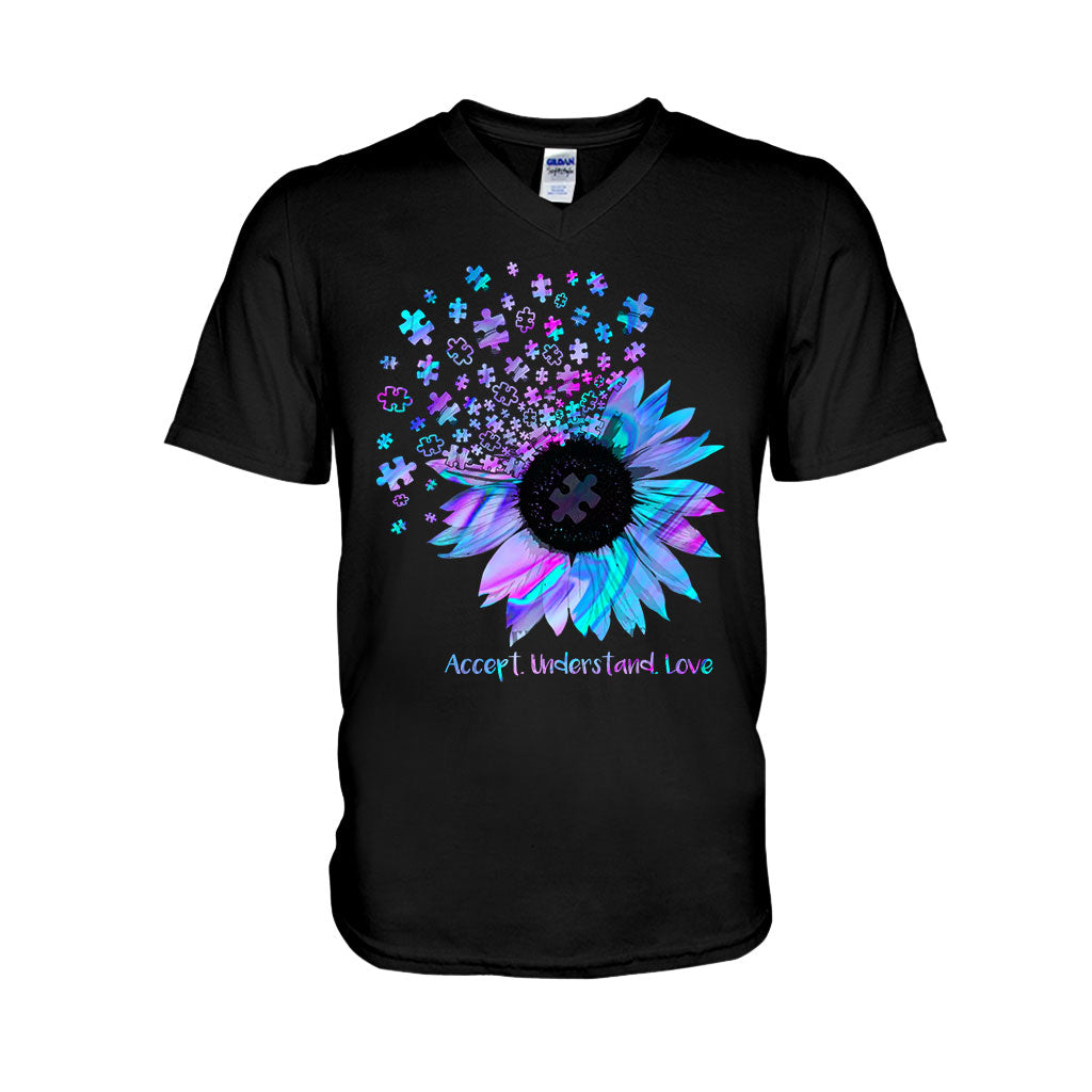Accept Understand Love - Autism Awareness T-shirt And Hoodie 062021