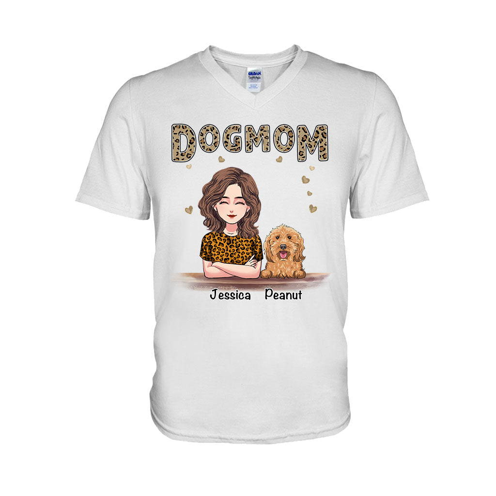 Dog Mom - Personalized Mother's day Dog T-shirt and Hoodie
