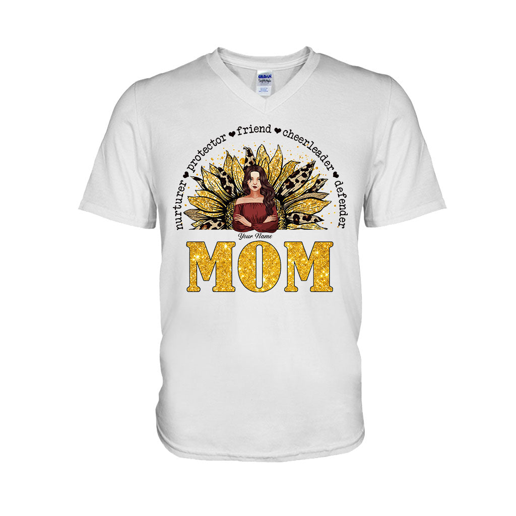 Mom Nurturer Protector - Personalized Mother's Day T-shirt and Hoodie
