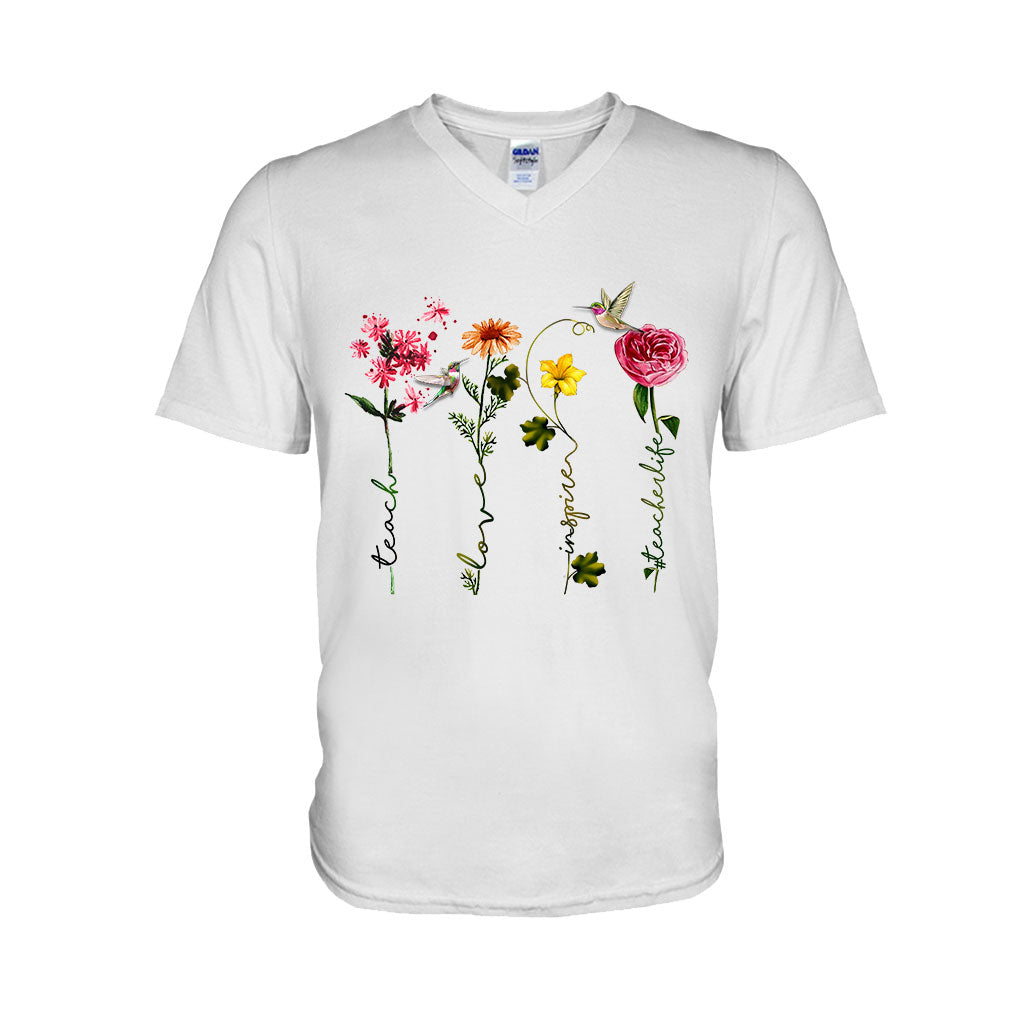 Teach Love Inspire - Personalized Teacher T-shirt and Hoodie