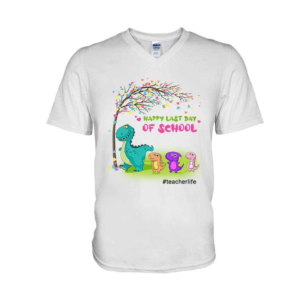 Happy Last Day Of School - Personalized Teacher T-shirt and Hoodie
