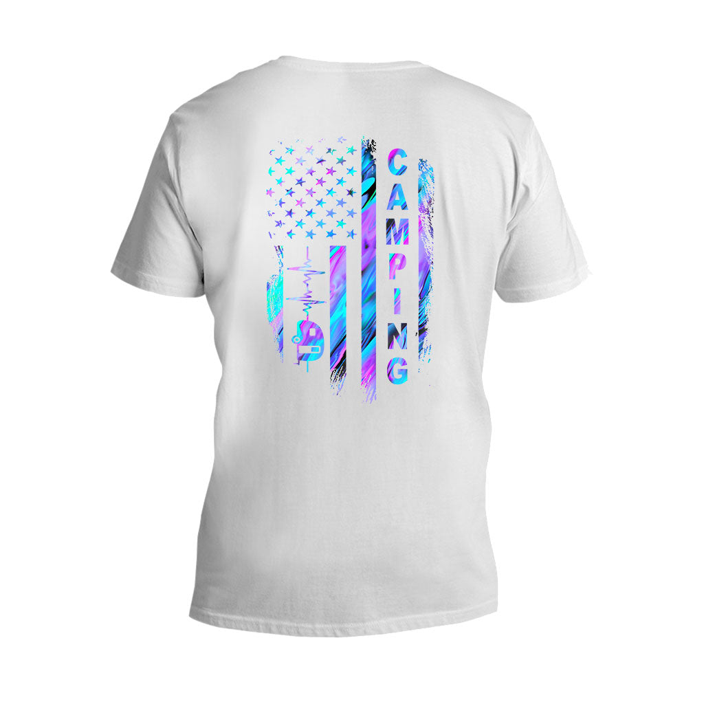 Camping Flag - Hologram T-shirt and Hoodie 1121