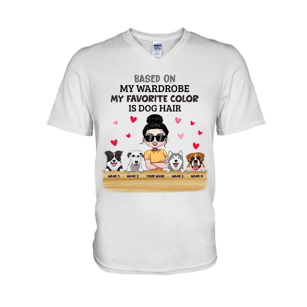 My Favorite Color Is Dog Hair - Personalized Dog T-shirt and Hoodie