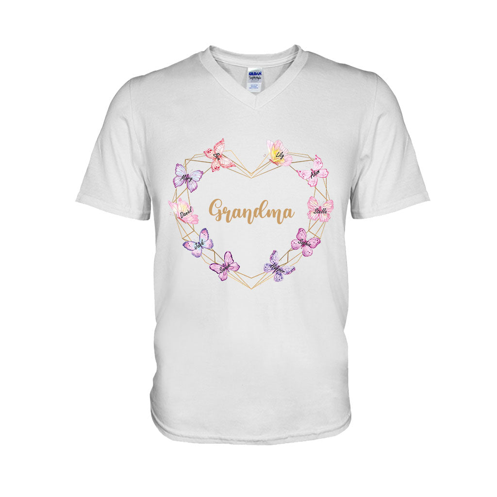 Grandma Mama - Personalized Mother's Day Grandma T-shirt and Hoodie