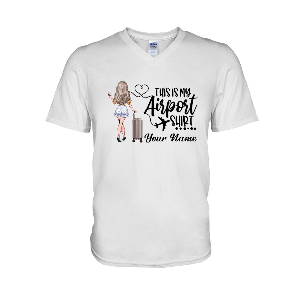 This Is My Airport Shirt - Personalized Travelling T-shirt and Hoodie