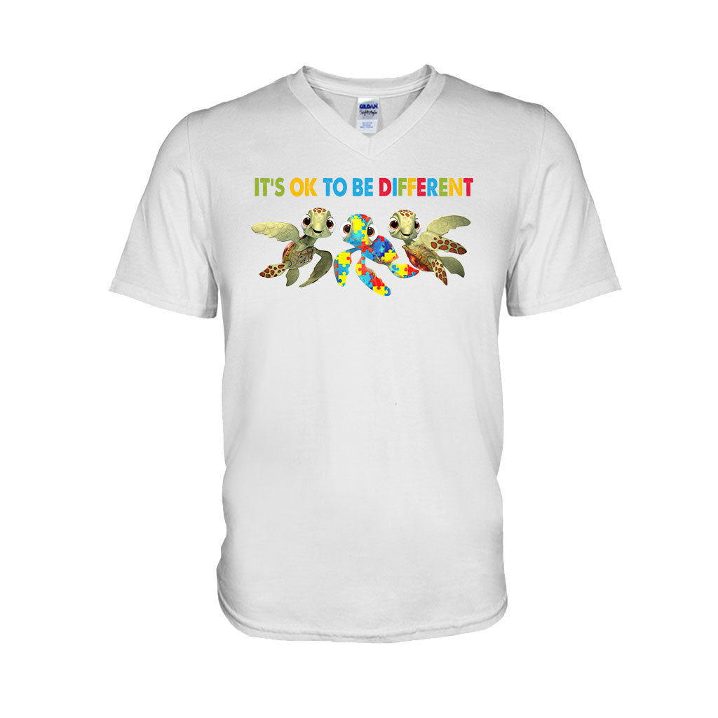 It's Ok To Be Different - Autism Awareness T-shirt And Hoodie 062021