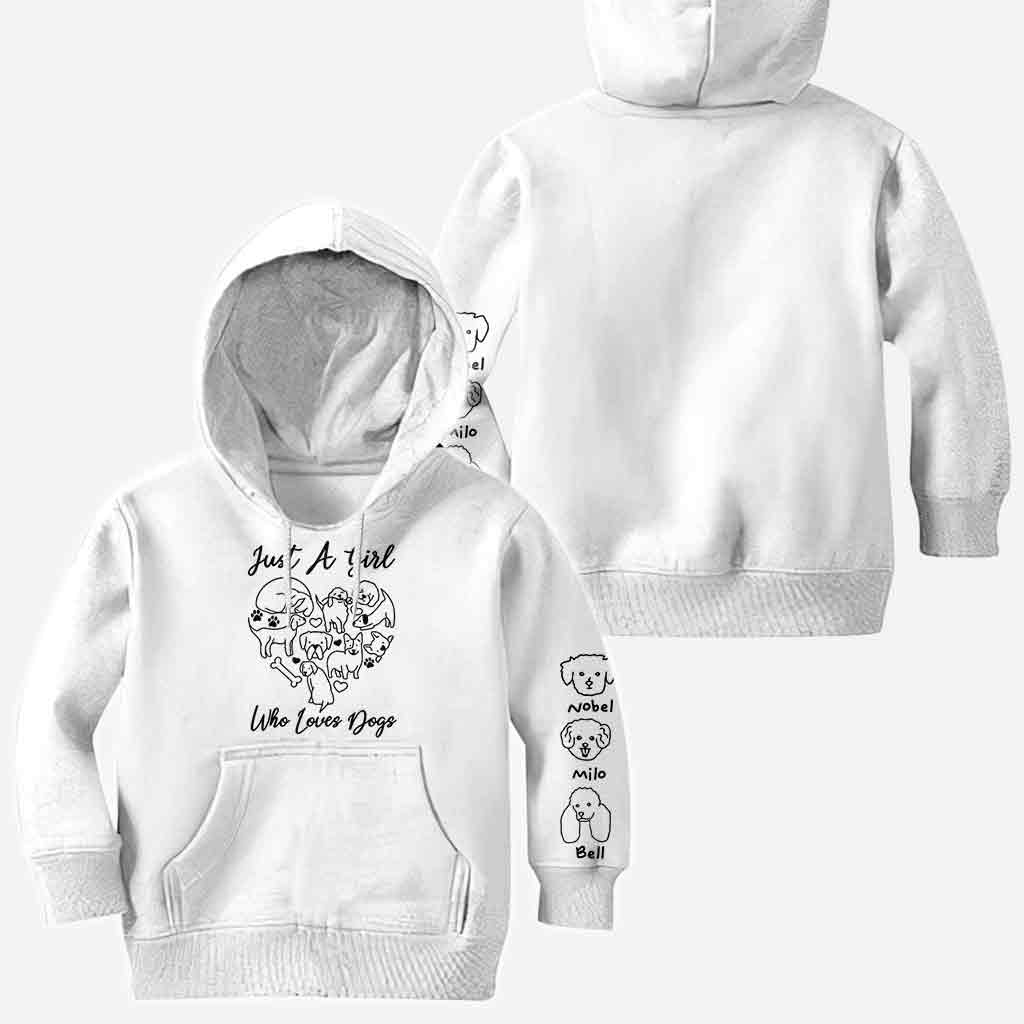 Just A Girl Who Loves Dogs - Personalized Dog All Over Shirt