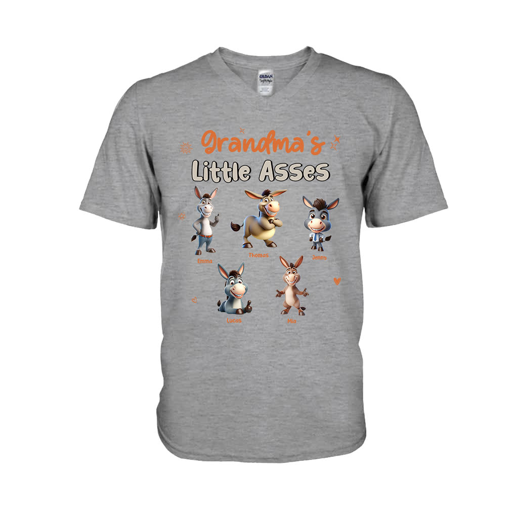 Grandma's Mom's Any Title Little Cuties - Personalized Grandma T-shirt And Hoodie