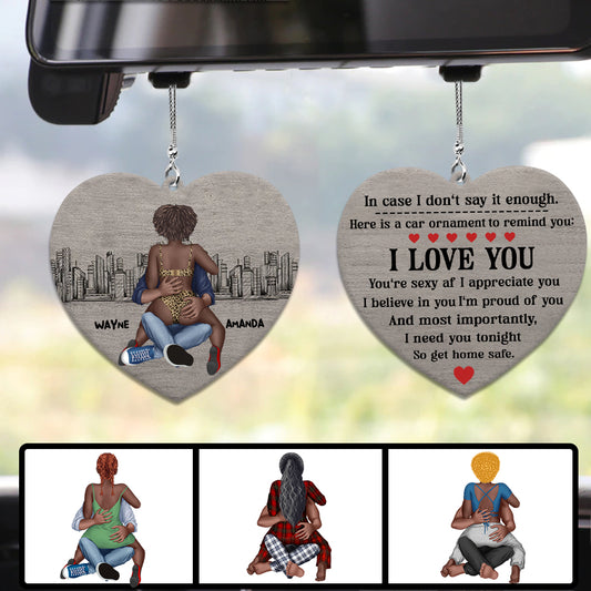 I Need You Tonight - Personalized African American Car Ornament