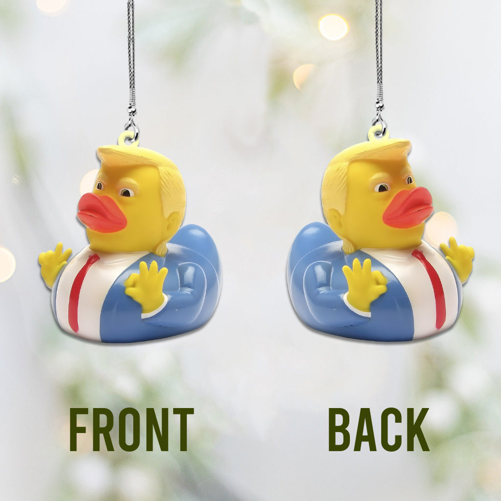 Funny Duck - Car Ornament