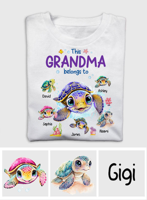 This Grandma Belongs To - Personalized Grandma T-shirt And Hoodie