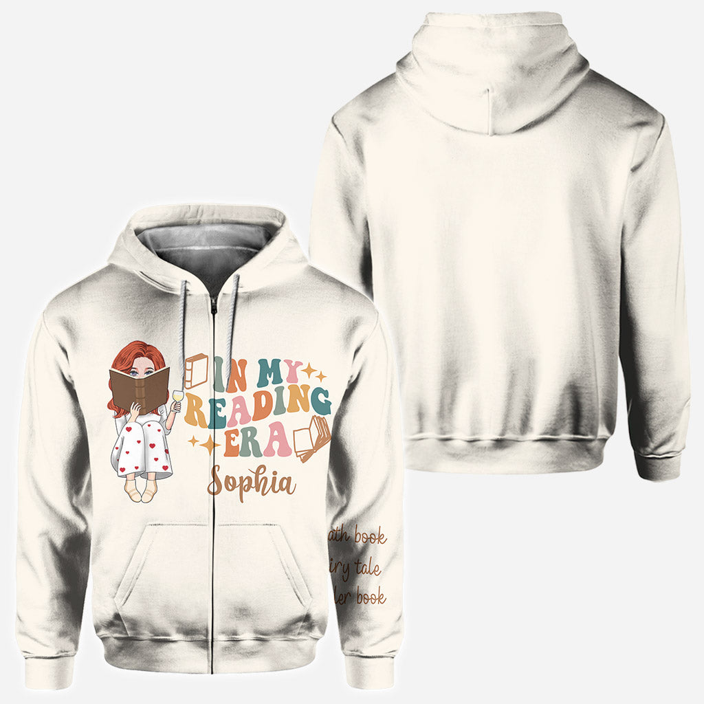 In My Reading Era - Personalized Book All Over Shirt