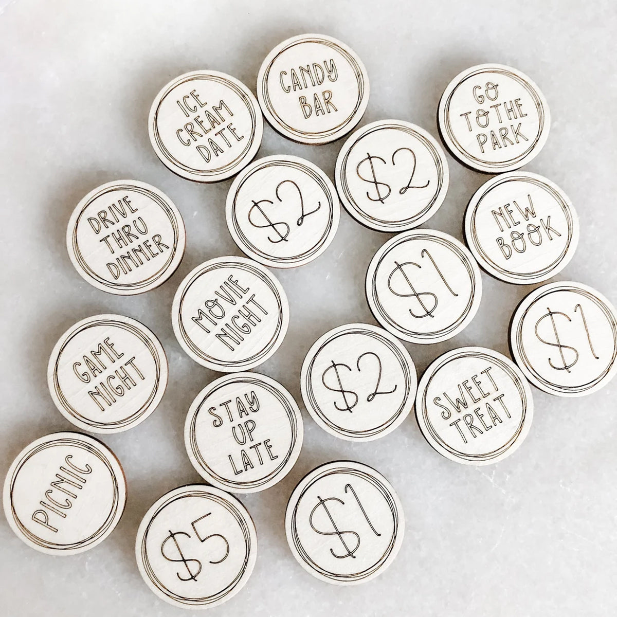 Easter Egg Tokens Set - Easter Day Easter Egg Tokens