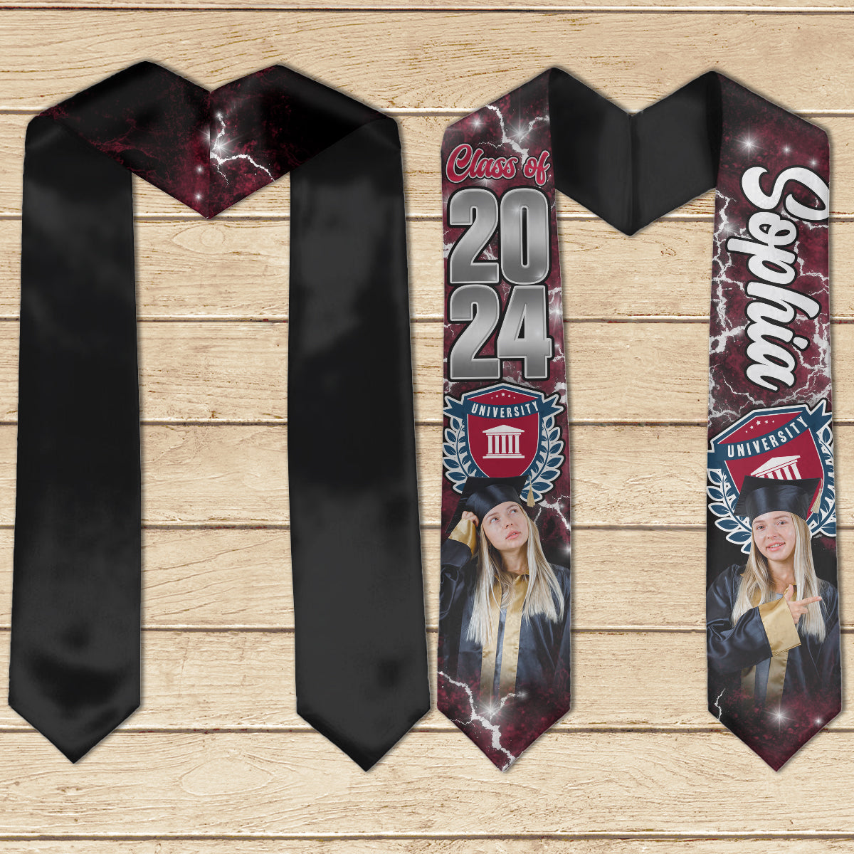 Proud Graduation 2024 - Personalized Graduation Graduation Stole