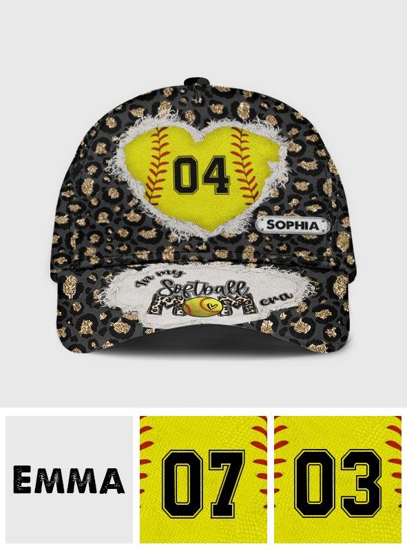 In My Softball Mom Era - Personalized Softball Classic Cap