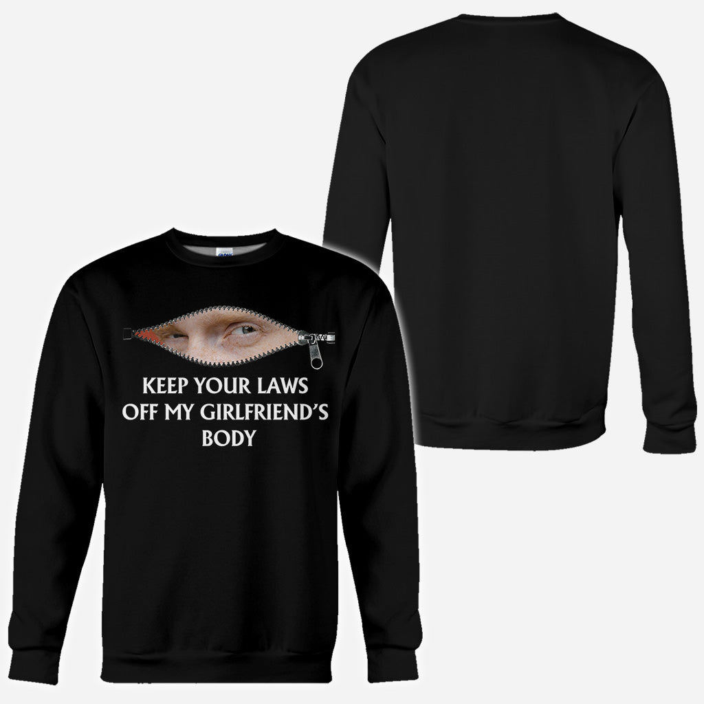 Keep Your Laws Off - Personalized Couple All Over Shirt