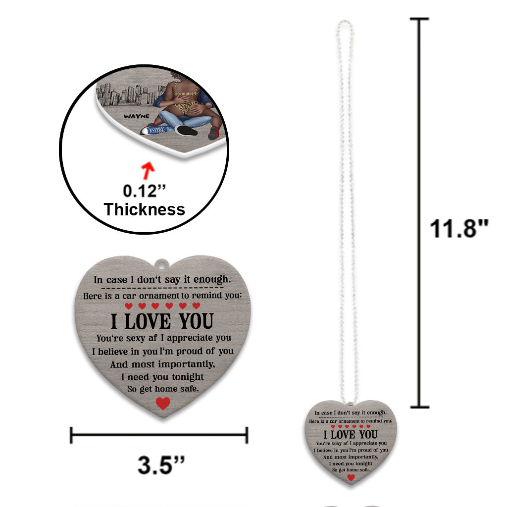 I Need You Tonight - Personalized African American Car Ornament