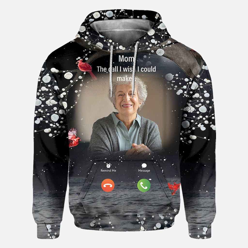 Any Title The Call I wish I Could Make - Personalized Memorial All Over Shirt