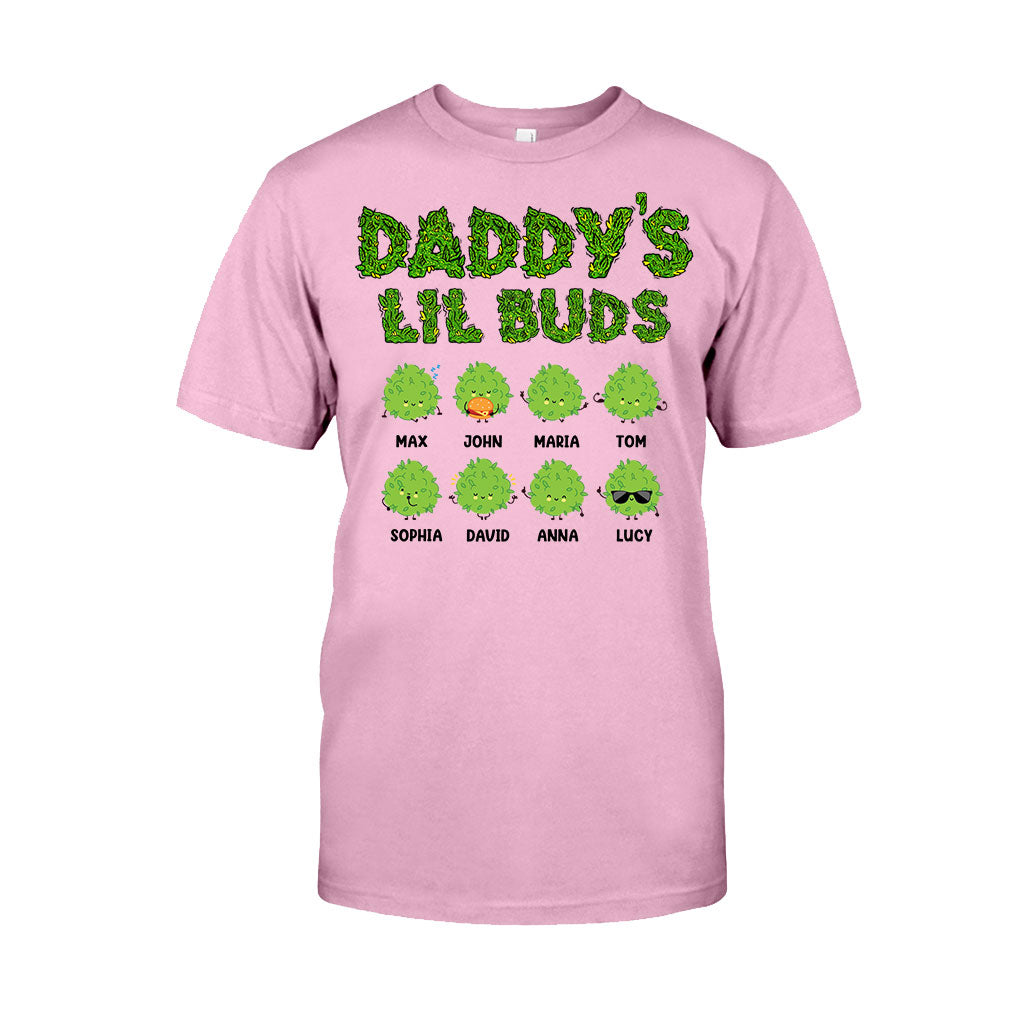 Daddy's Lil Buds - Personalized Weed T-shirt And Hoodie