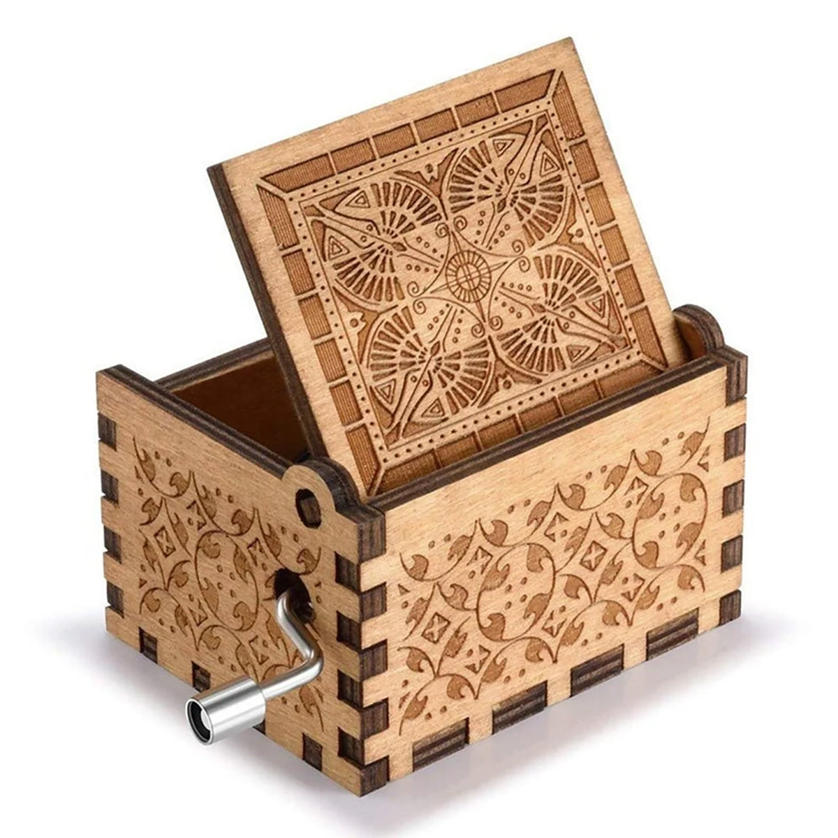 To Any Title Allways Remember You Are Braver Than You Believe - Personalized Mother Hand Crank Music Box