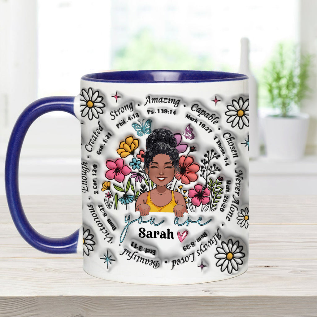 God Says You Are - Personalized African American Accent Mug