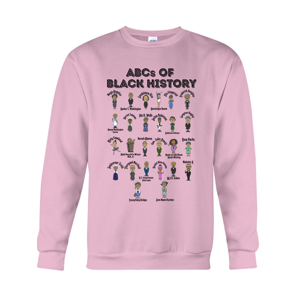 ABCs Of Black History - Personalized African American T-shirt And Hoodie