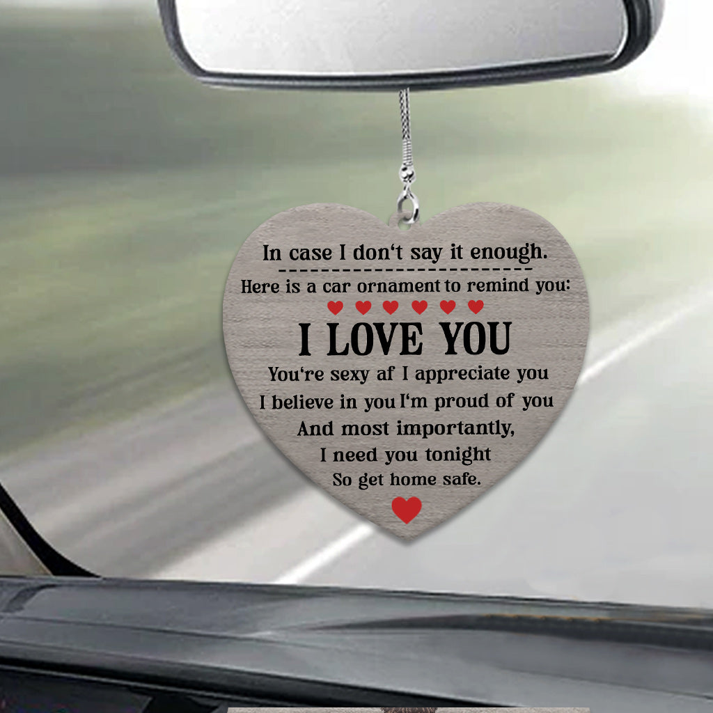 I Need You Tonight - Personalized African American Car Ornament