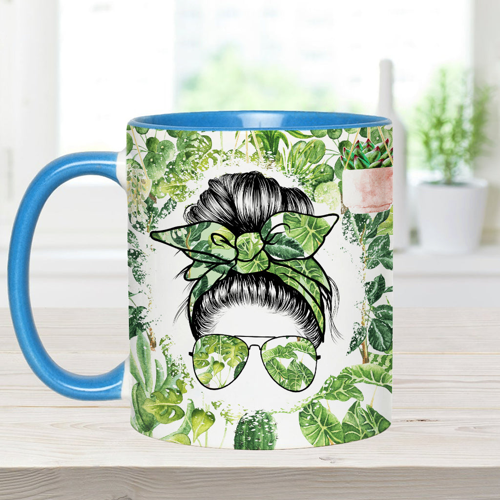I'm A Plantaholic With Any Name - Personalized Gardening Accent Mug