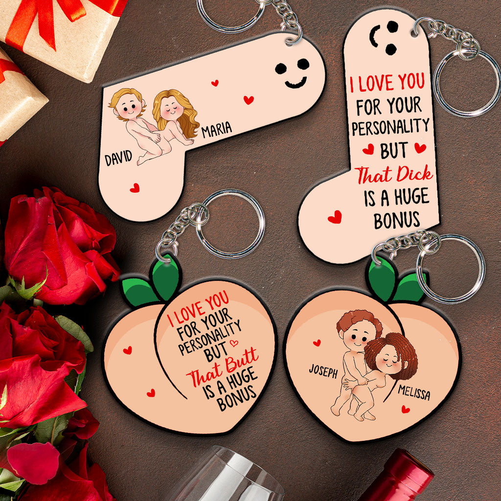 A Huge Bonus - Personalized Couple Keychain