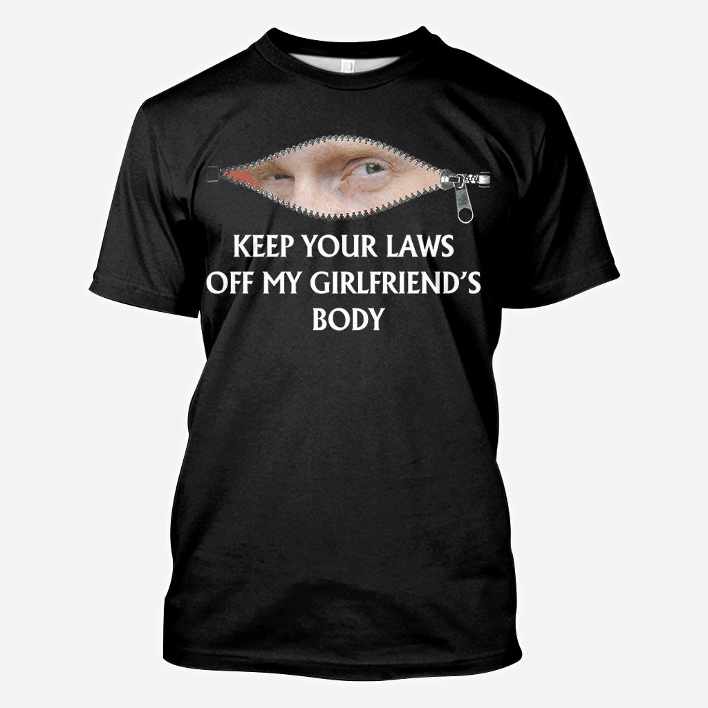 Keep Your Laws Off - Personalized Couple All Over Shirt