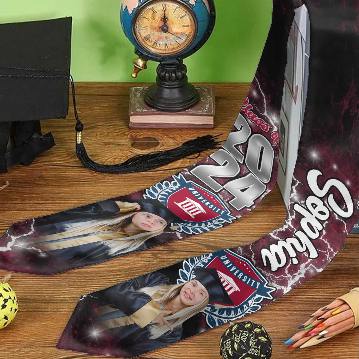 Proud Graduation 2024 - Personalized Graduation Graduation Stole