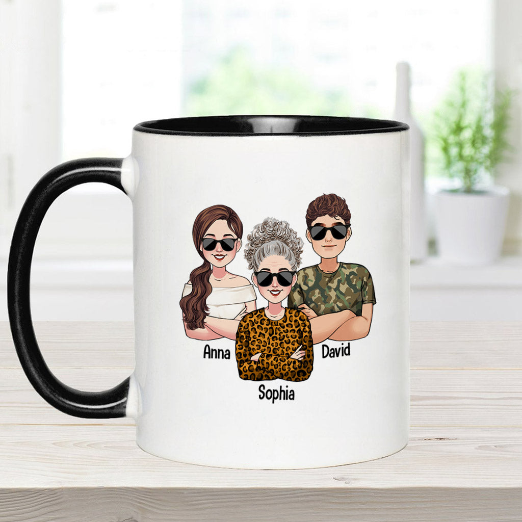 A Mug From Your Son/ Daughter - Personalized Mother Accent Mug