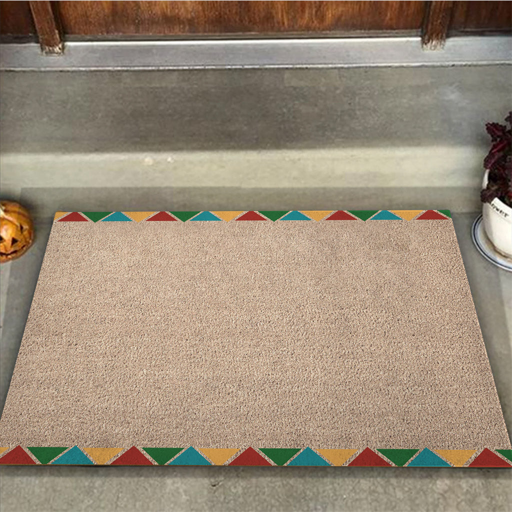 But Did You Call First - Personalized African American Doormat