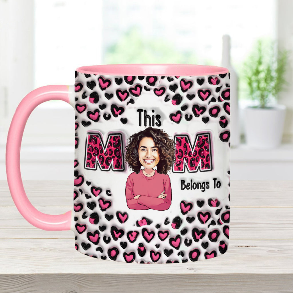 This Mom Belongs To - Personalized Mother Accent Mug