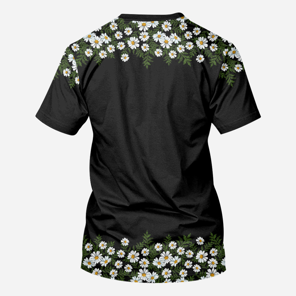 First Mom Now Grandma Bear Daisy - Personalized Grandma All Over Shirt