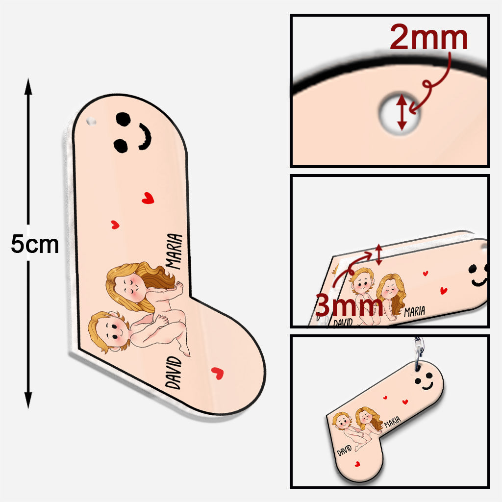 A Huge Bonus - Personalized Couple Keychain