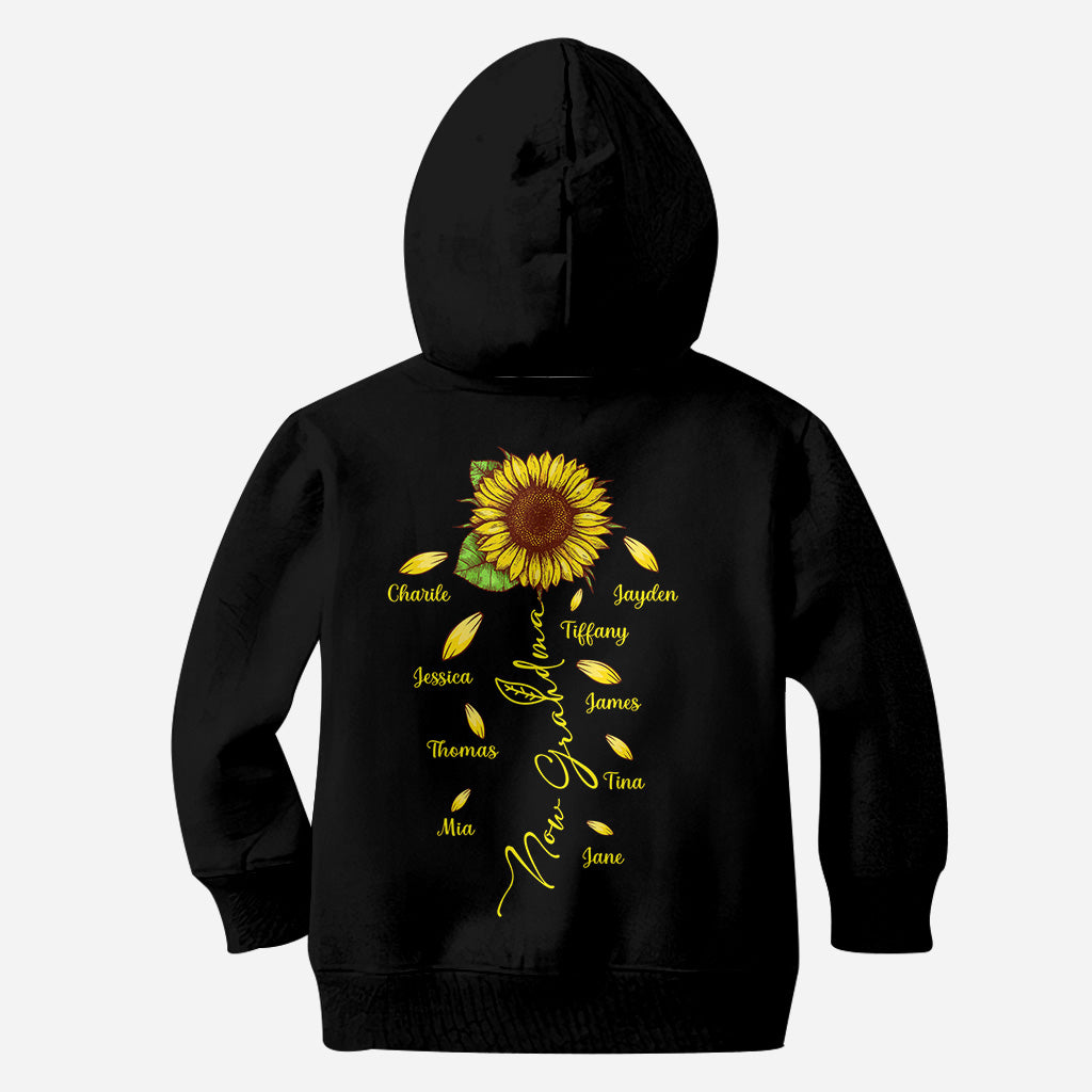 First Mother Now Grandma With Any Kid Name - Personalized Mother All Over Shirt