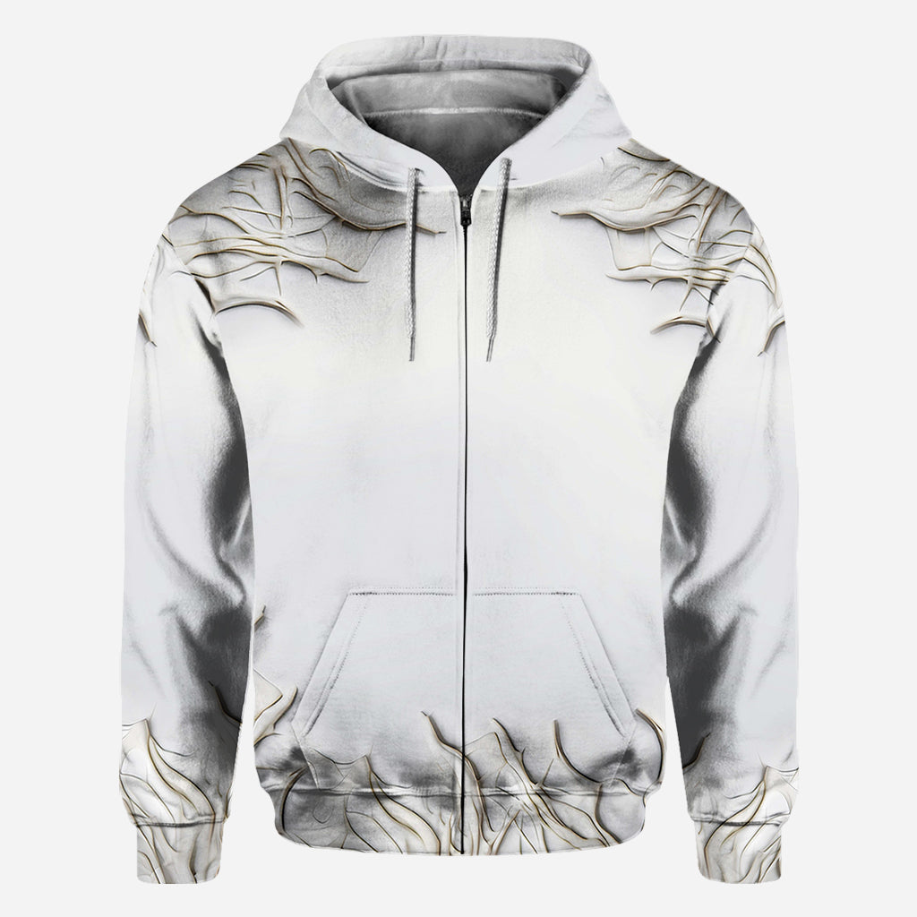 Beautiful White Skeleton - Personalized Skull All Over Shirt