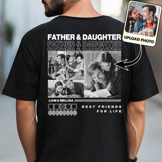 Father And Son Daughter Best Friends - Personalized Father T-shirt and Hoodie