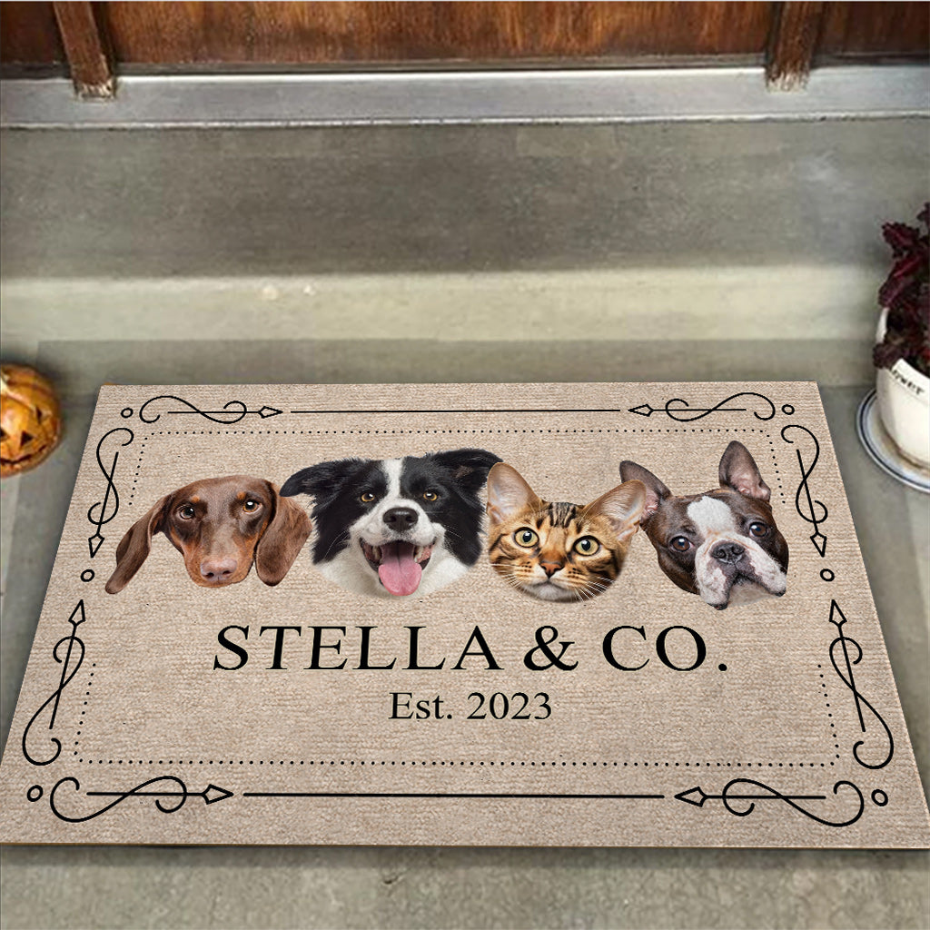 Dogs Cats Pets & Co. - Personalized Dog Doormat