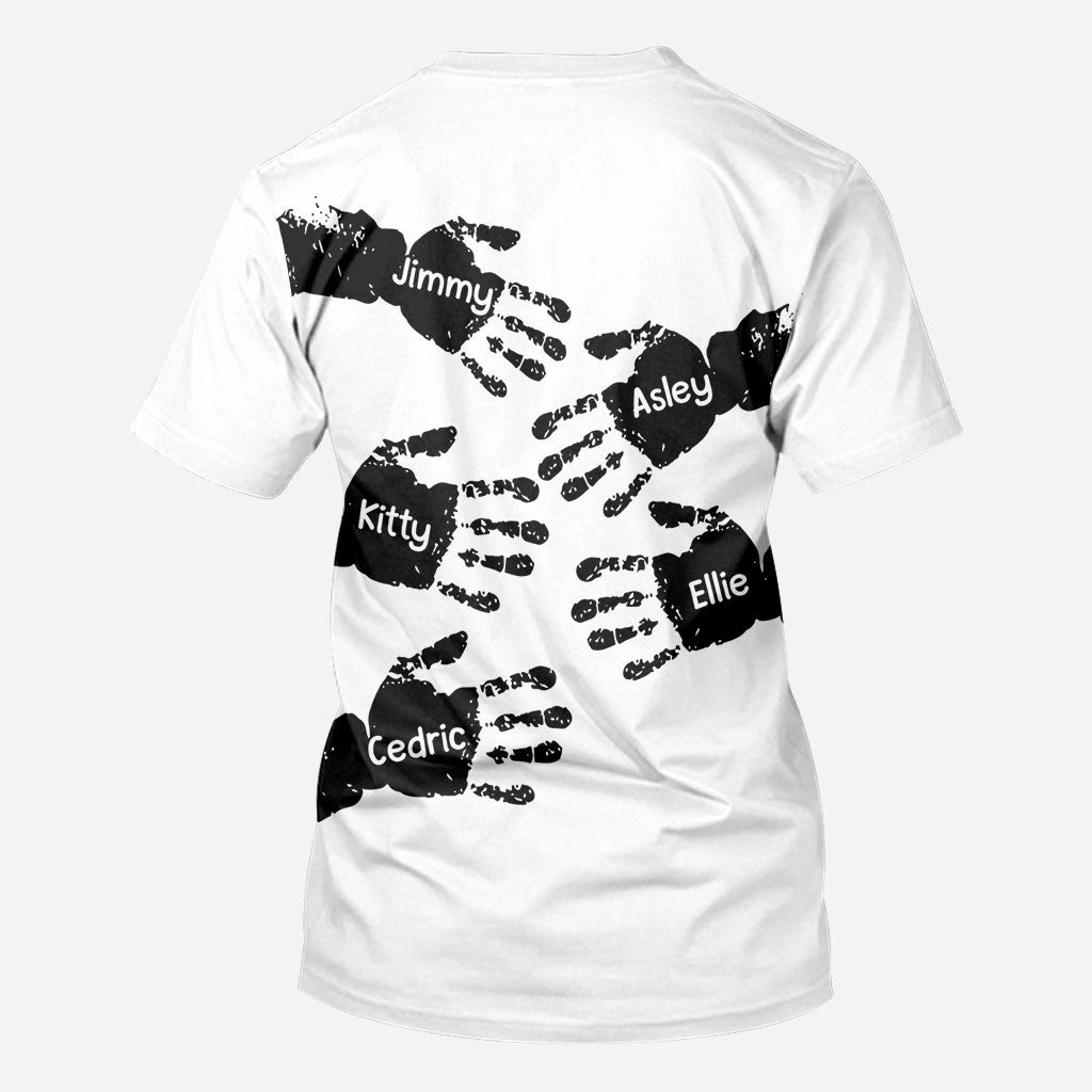 Only Awesome Nana Get Hug Alot - Personalized Grandma All Over Shirt