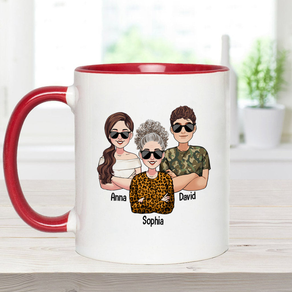 A Mug From Your Son/ Daughter - Personalized Mother Accent Mug