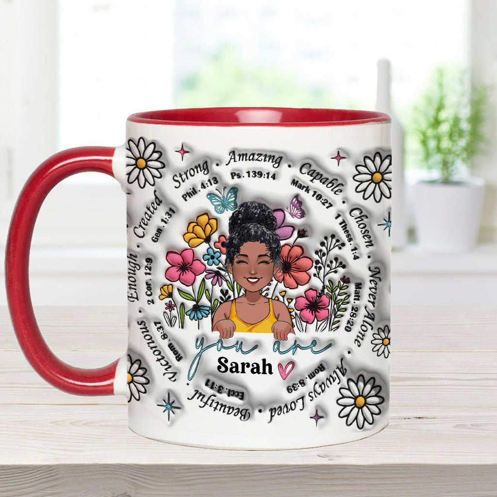 God Says You Are - Personalized African American Accent Mug