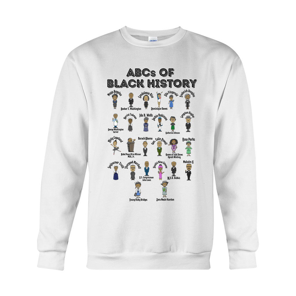 ABCs Of Black History - Personalized African American T-shirt And Hoodie