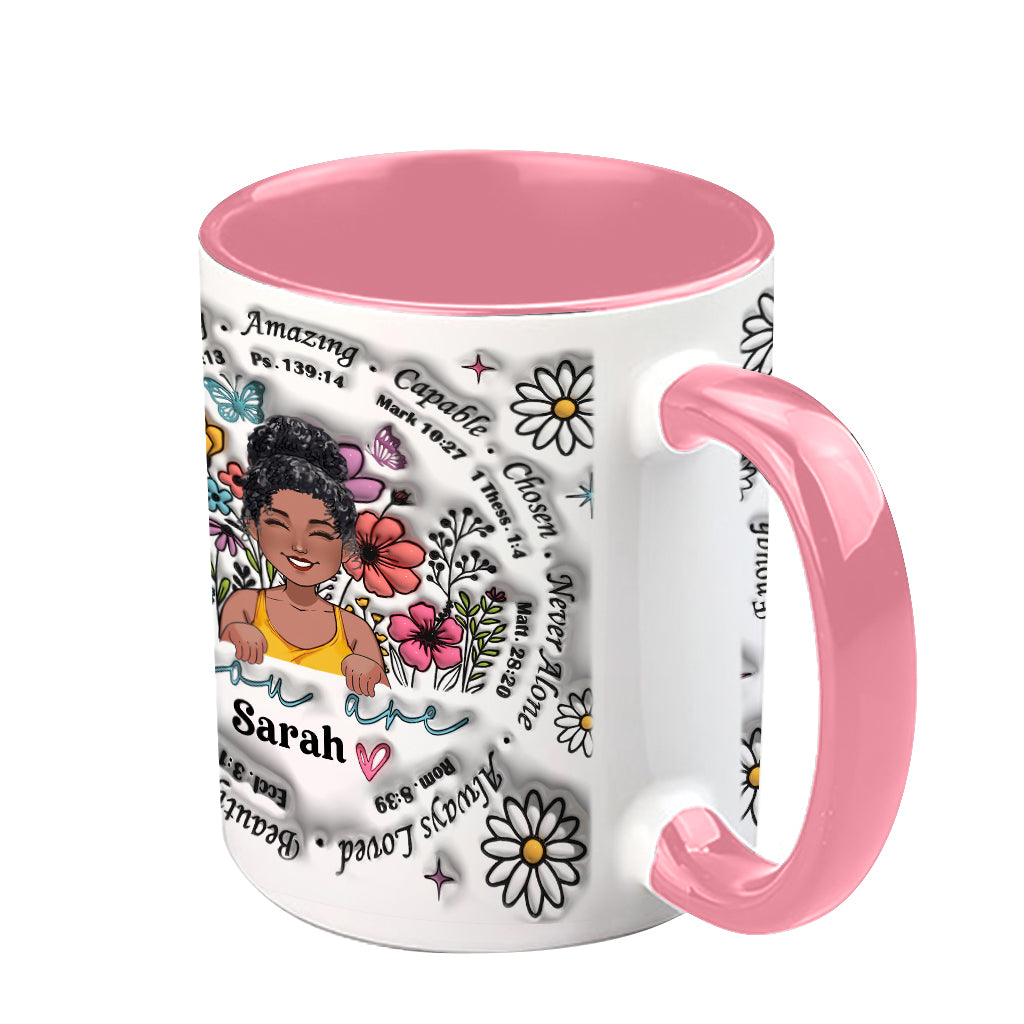 God Says You Are - Personalized African American Accent Mug