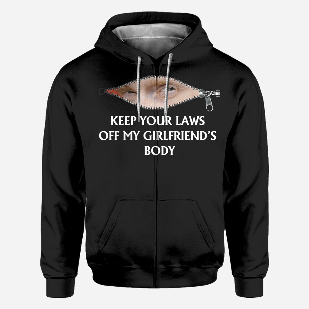 Keep Your Laws Off - Personalized Couple All Over Shirt