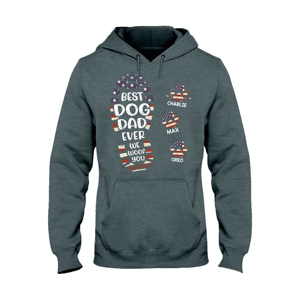 Happy Father's Day To The Best Dog/Cat Dad - Personalized Father T-shirt And Hoodie