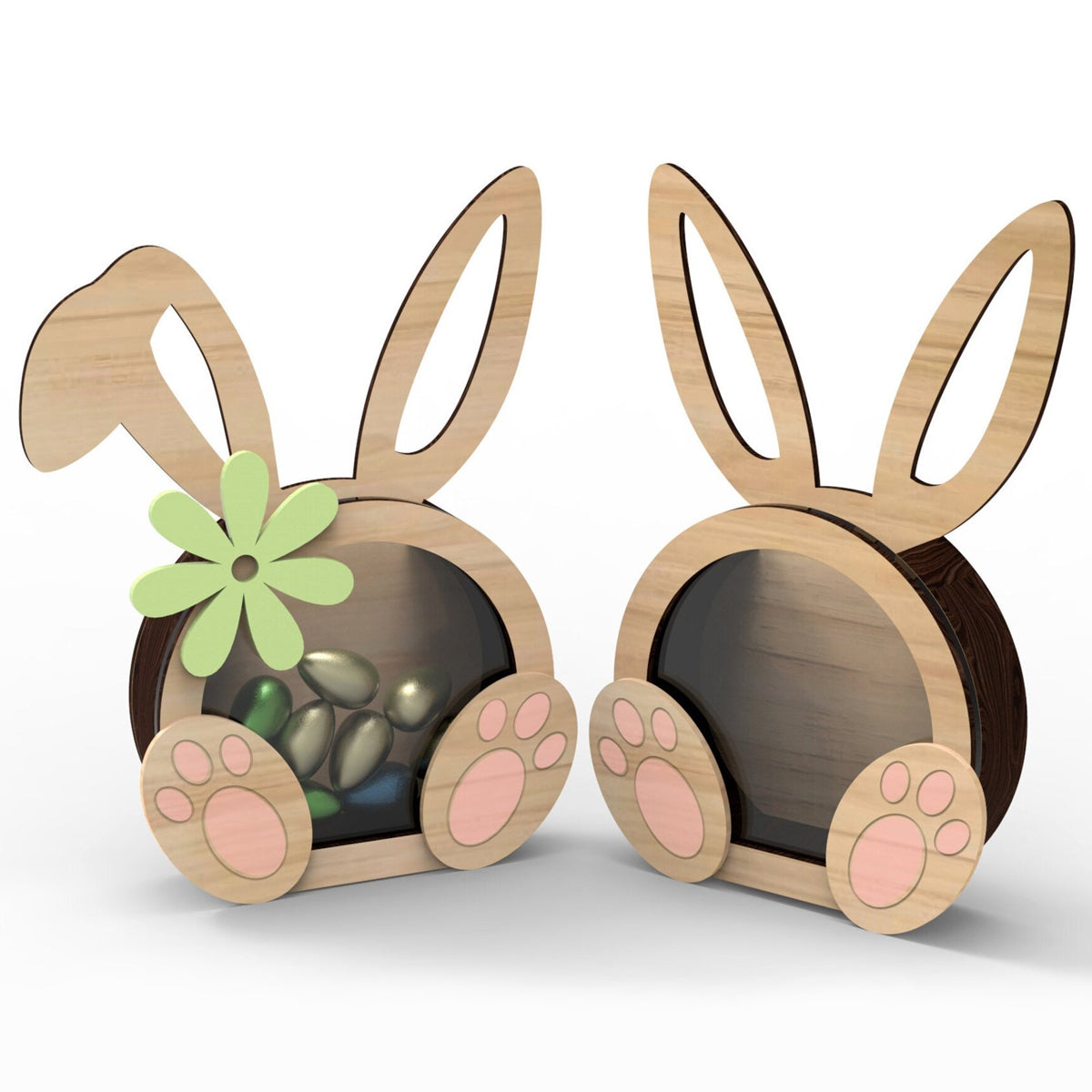 Easter bunny box for chocolate eggs - Personalized Easter Day Easter Bunny Box For Chocolate Eggs