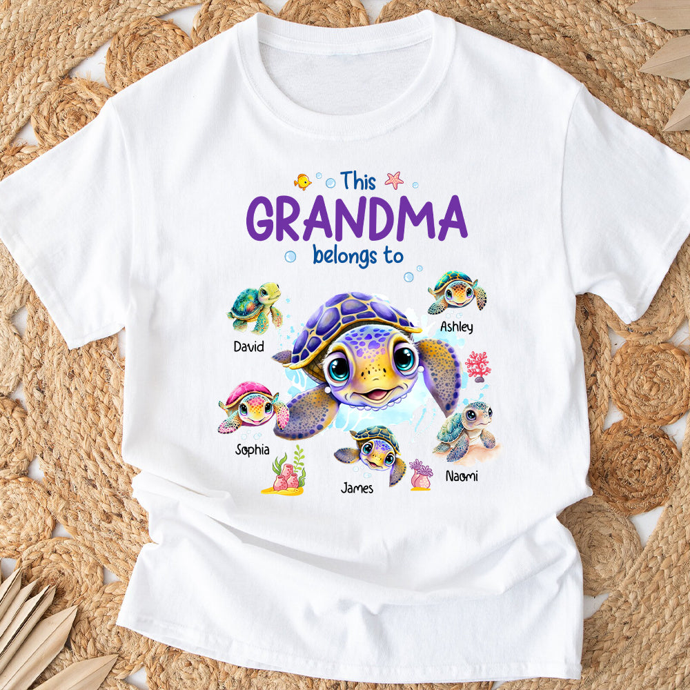 This Grandma Belongs To - Personalized Grandma T-shirt And Hoodie