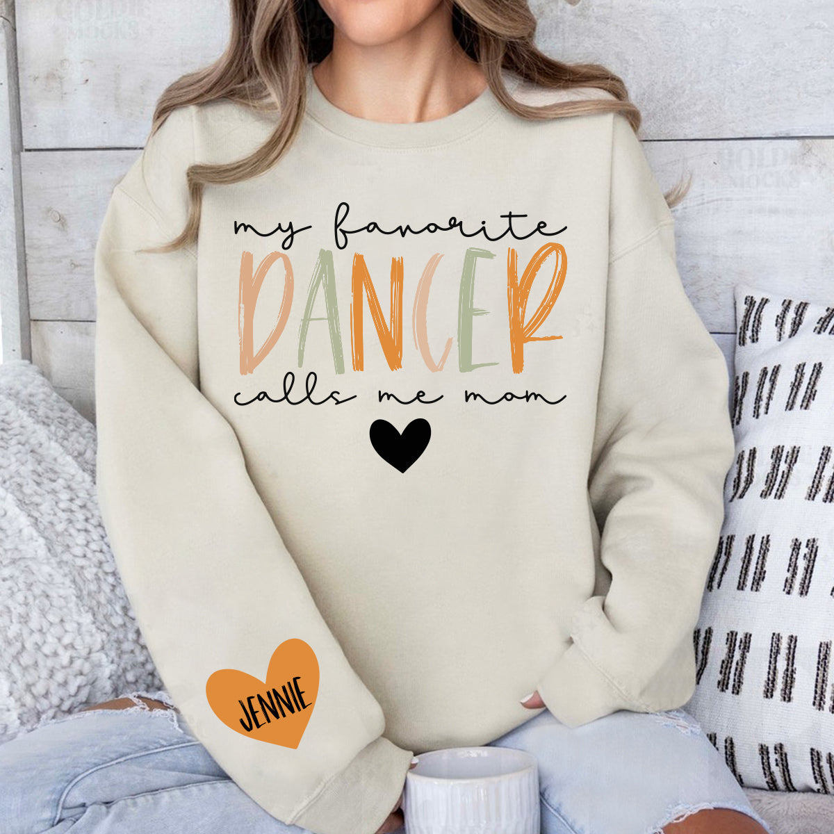 My Favorite Dancer Calls Me Mom With Any Name - Personalized Ballet All Over Shirt